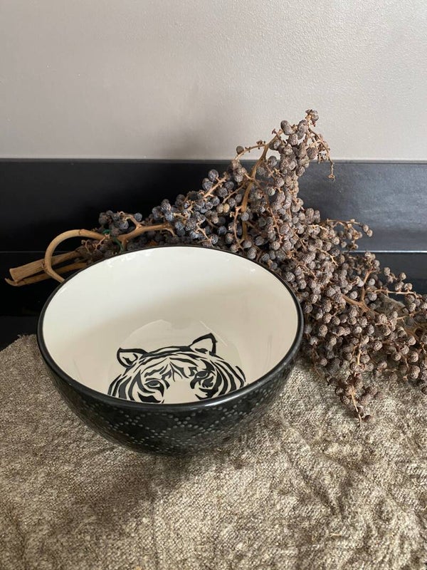 Housevitamin schaal met tijgerprint