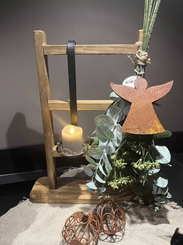 Rekje Ladder Decoratie Landelijke Stijl Hout Groot