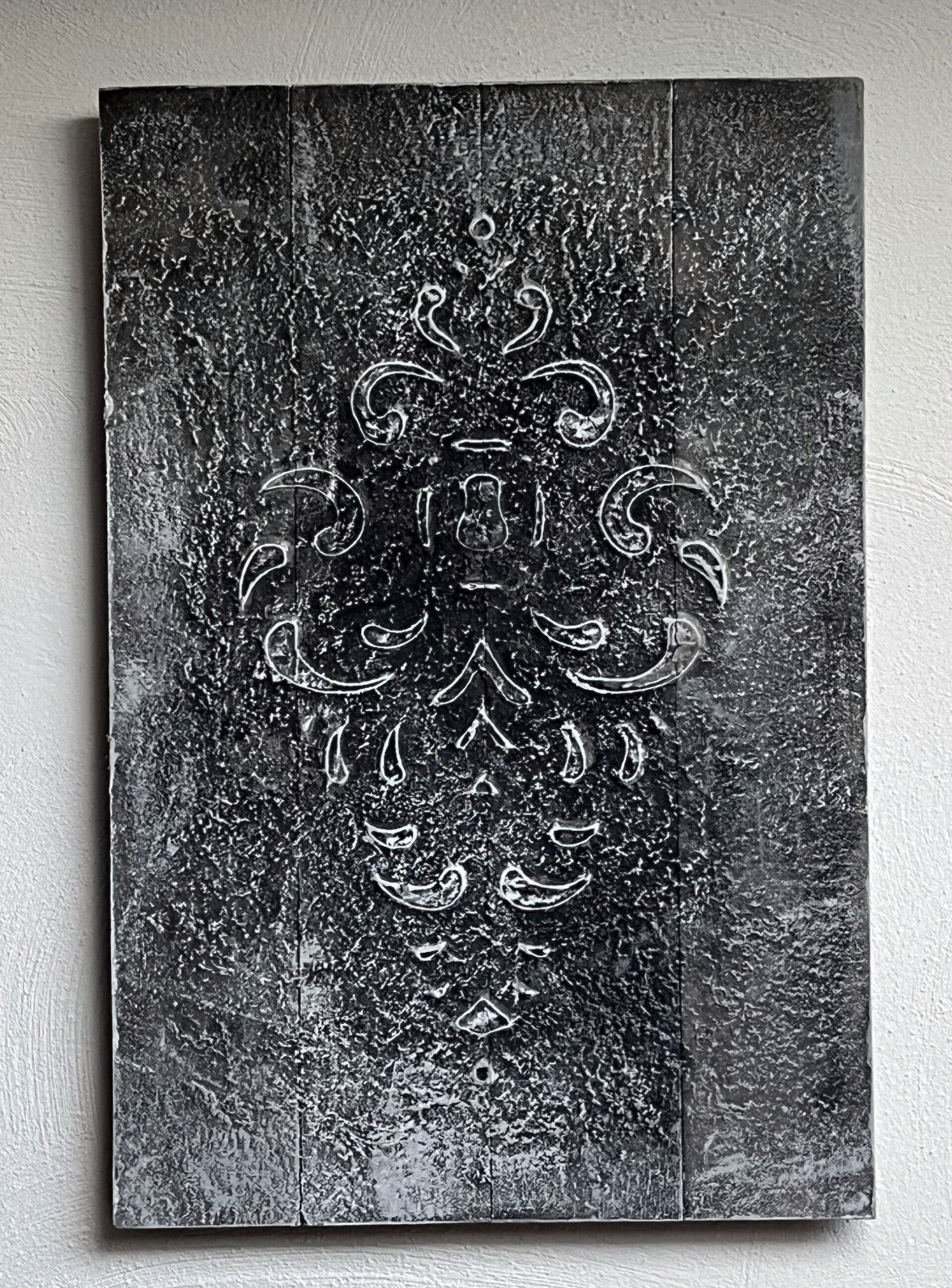 Wanddecoratie Hout Grijs Tinten