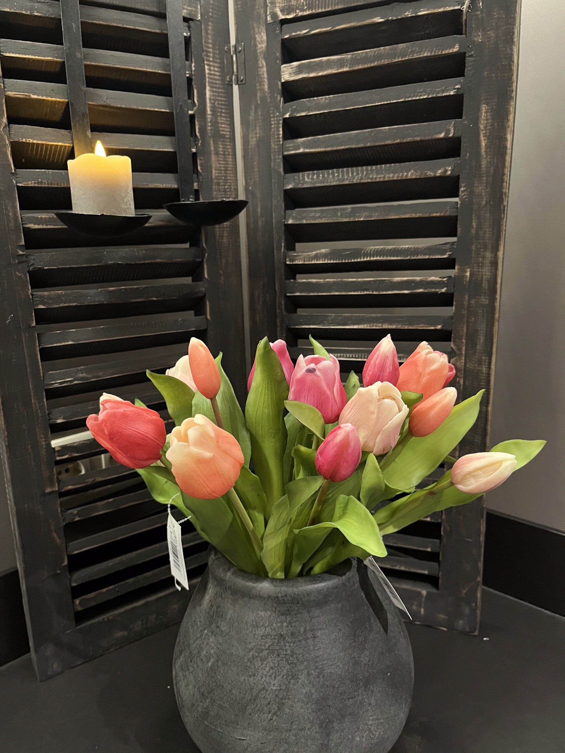 Tulpen Real Touch Roze/Pink Gemengd Bundel 7 Tulpen
