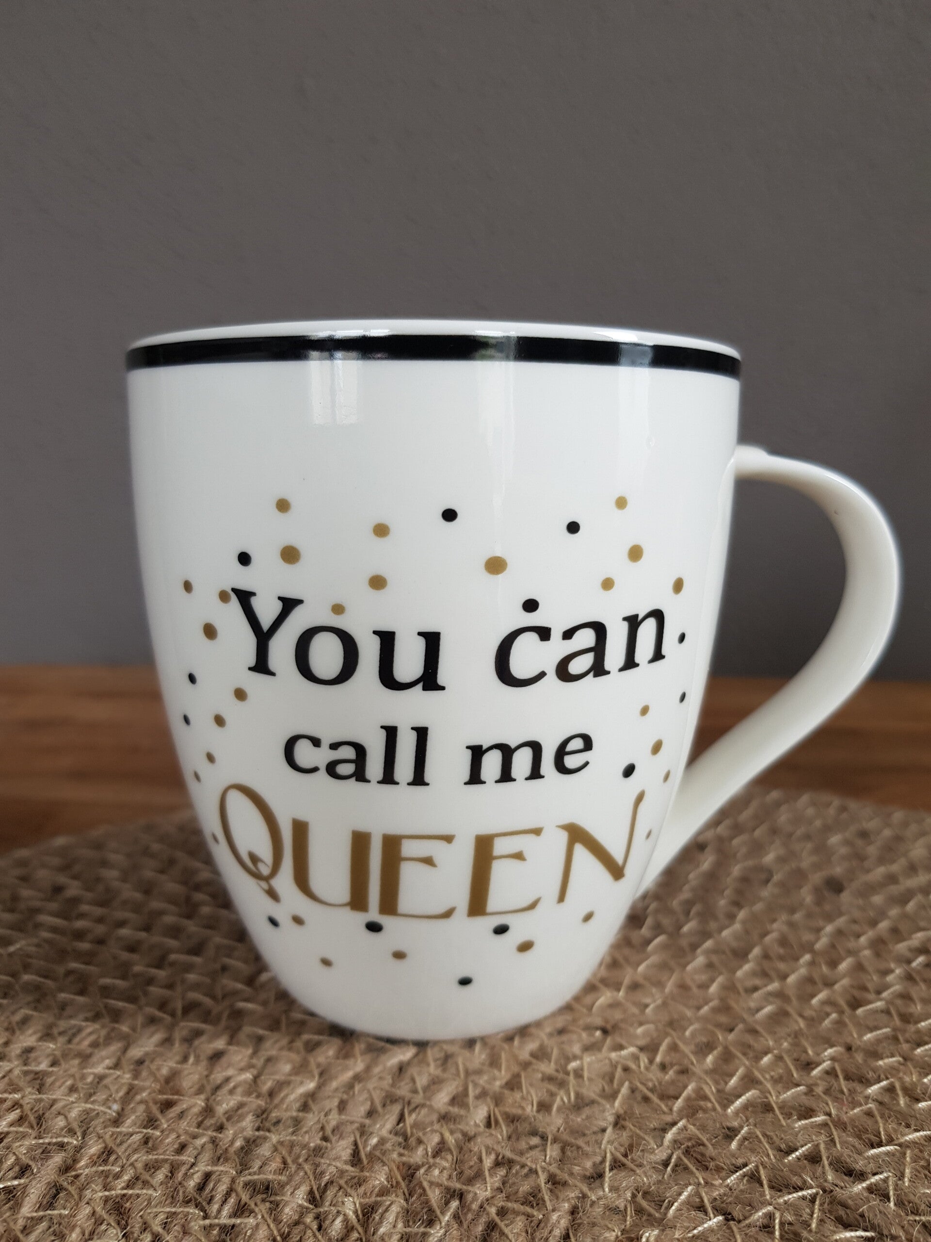 Mok porselein "You can call me QUEEN"