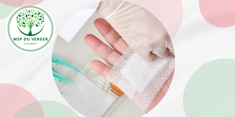 pansement DU plaie et cicatrisation infirmières domicile chambéry maison de santé du verger msp