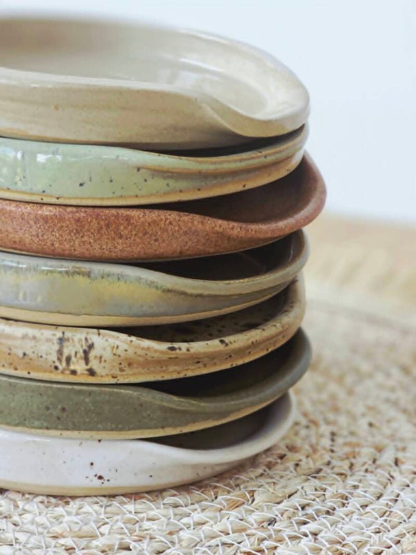 Keramische lepelhouder / spoon rest