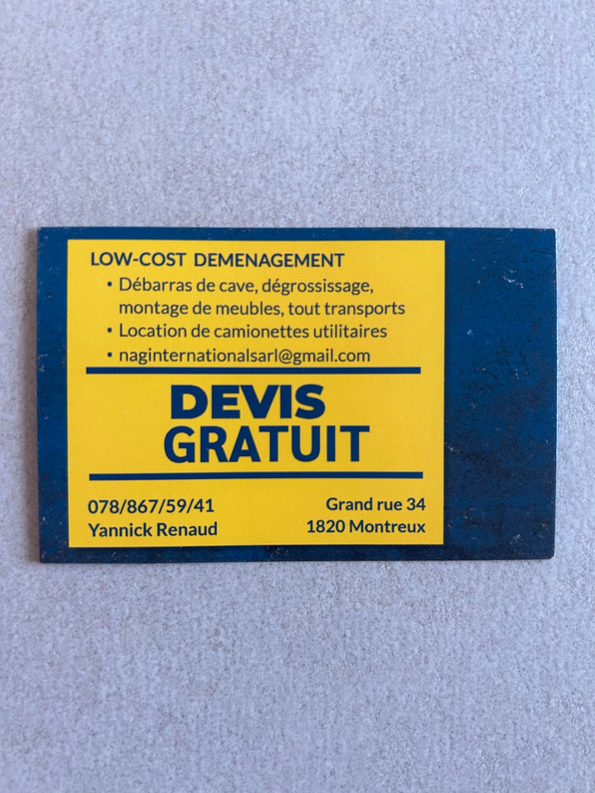 Logo de LOW-COST DÉMÉNAGEMENT