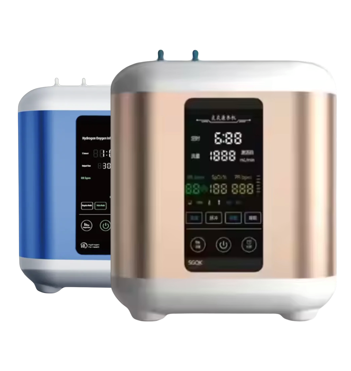 H₂-inhalatie apparaat voor thuisgebruik