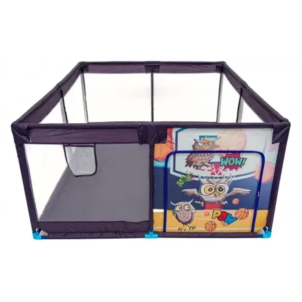 Miękki Kojec Dla Dzieci Prostokąt Sportowa Sowa