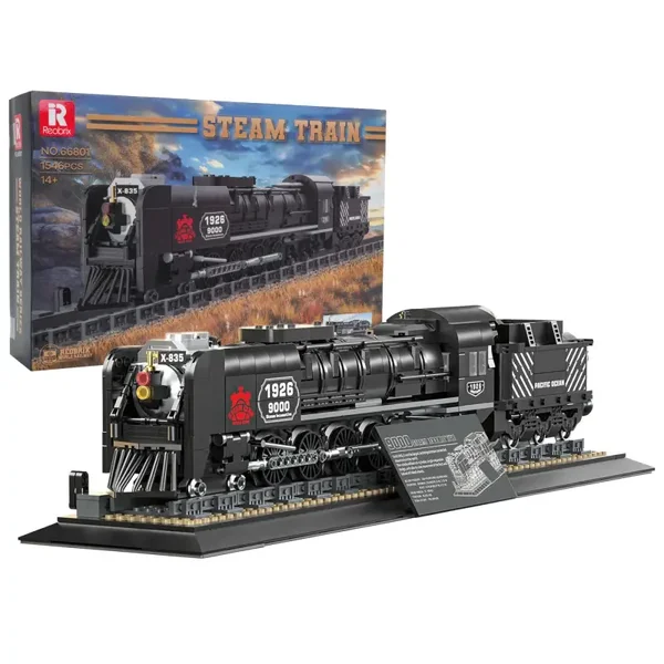 Zestaw Klocków Lokomotywa Retro 1546el.