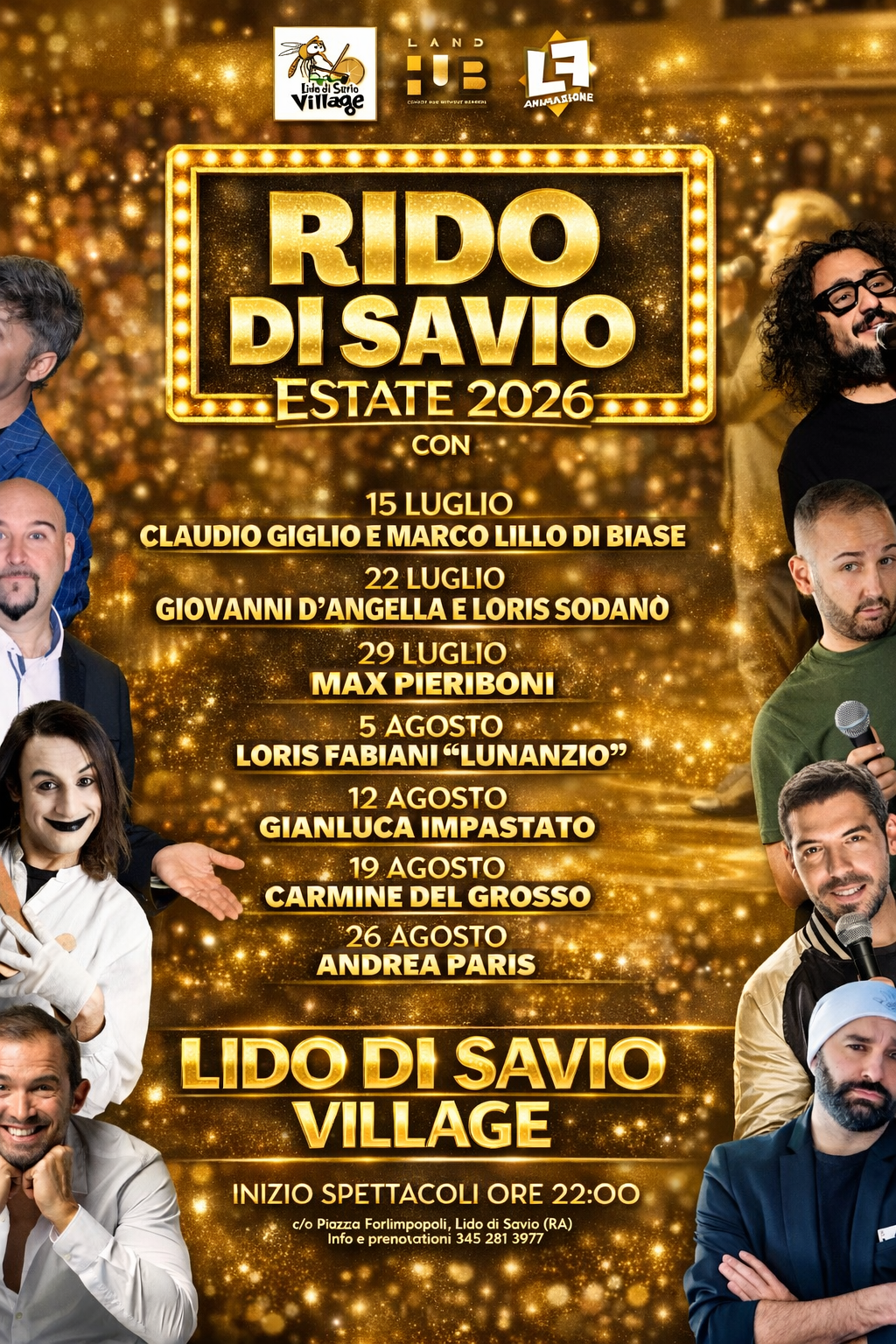 Abbonamento vip rido di savio 1° fila
