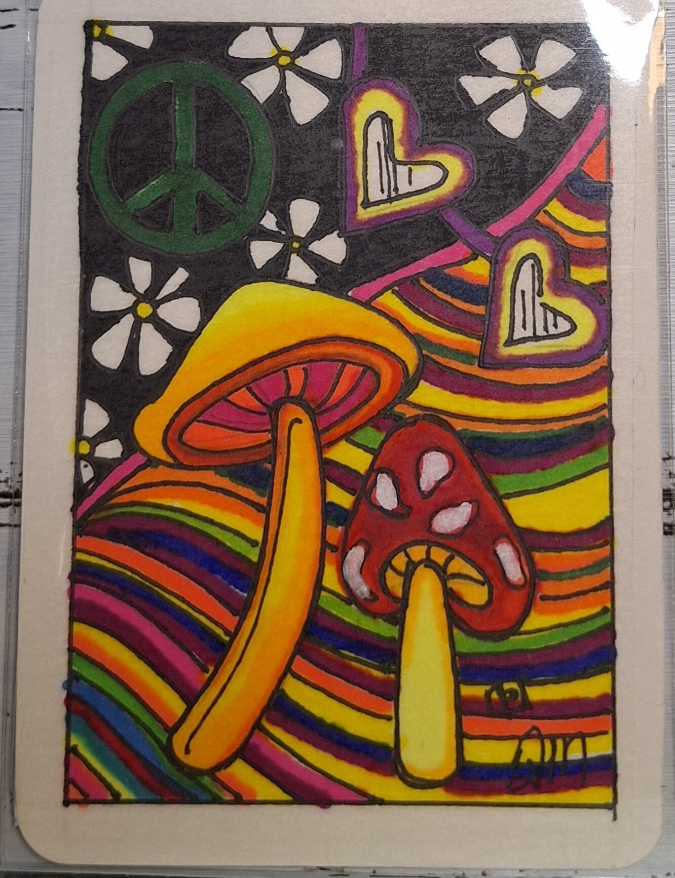 ACEO Original Collection " Hype Hippy"