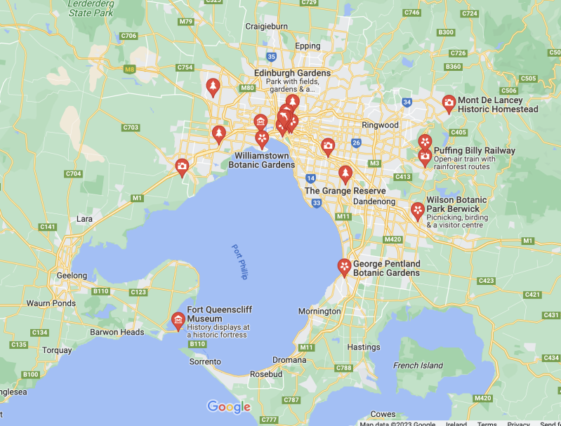 Melbourne Map