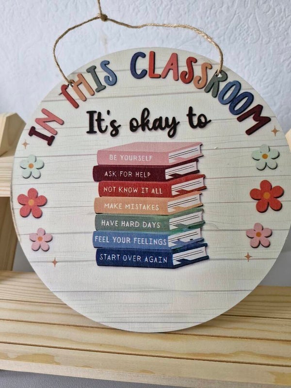 Classroom decoratiebord