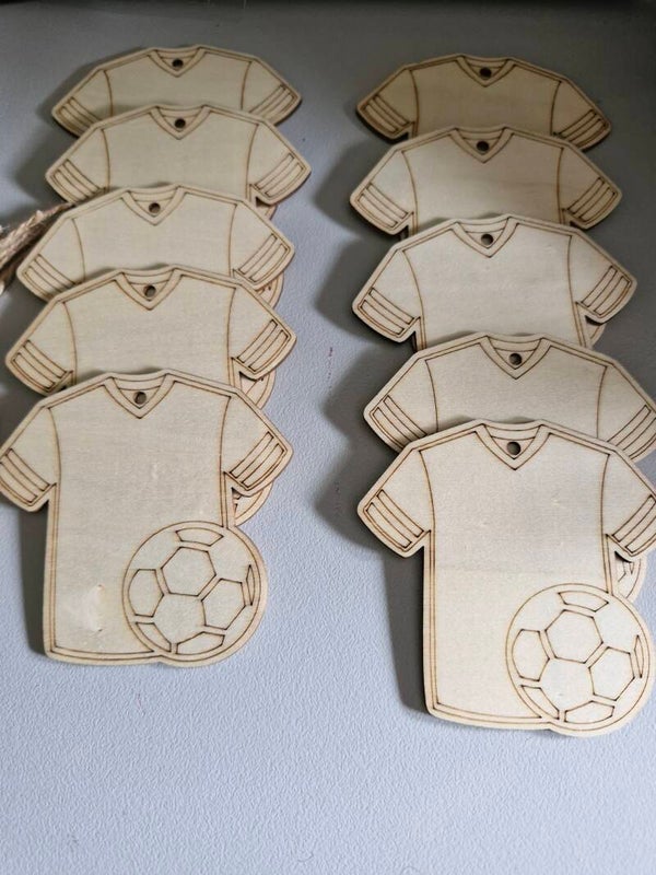 Knutselset voetbaltruitjes