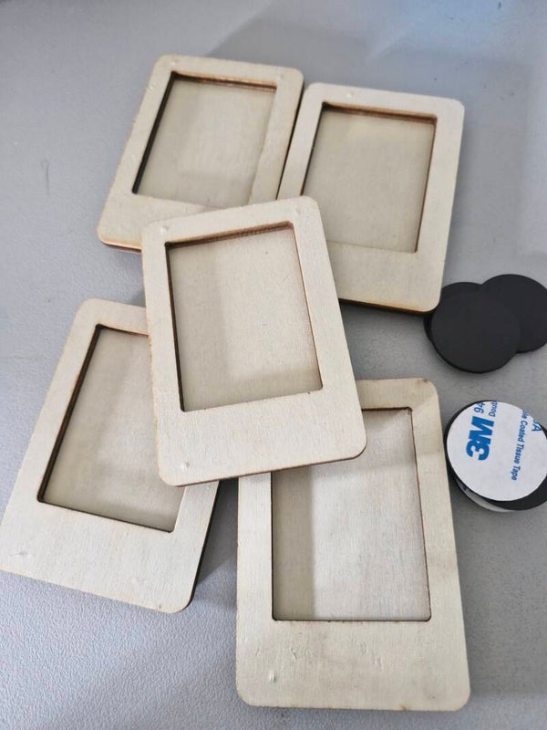 Knutselset fotokader magneet