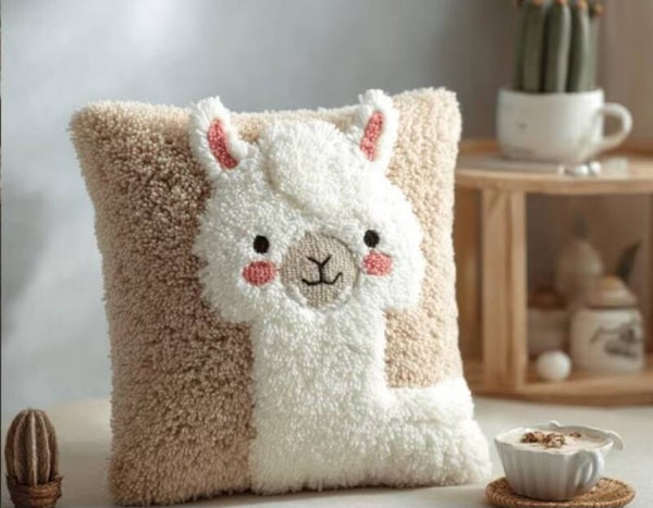 Latch hook set lama of teckel