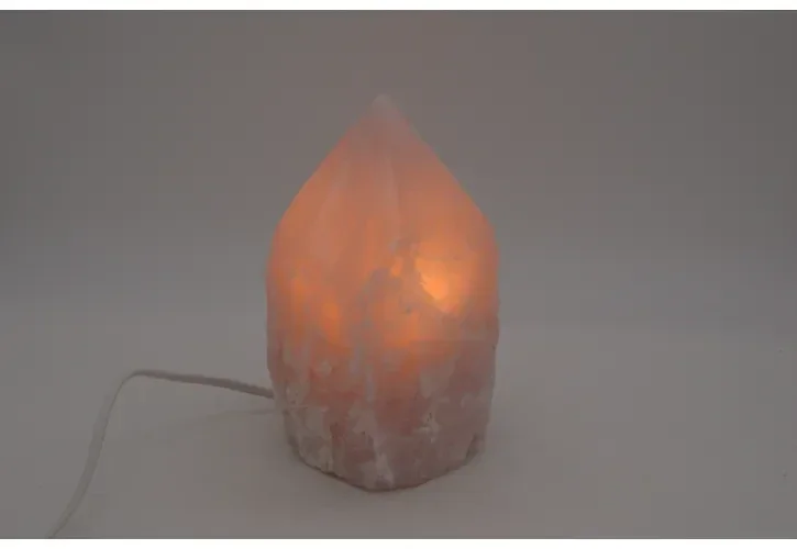 Lamp Rozekwarts geslepen punt