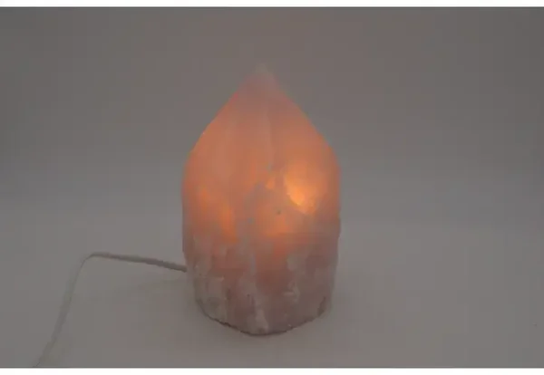 Lamp Rozekwarts geslepen punt