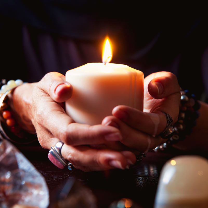 Kaarsen, waxinelichthouder, Lelystad, Holistisch Spiritueel Centrum Lelystad