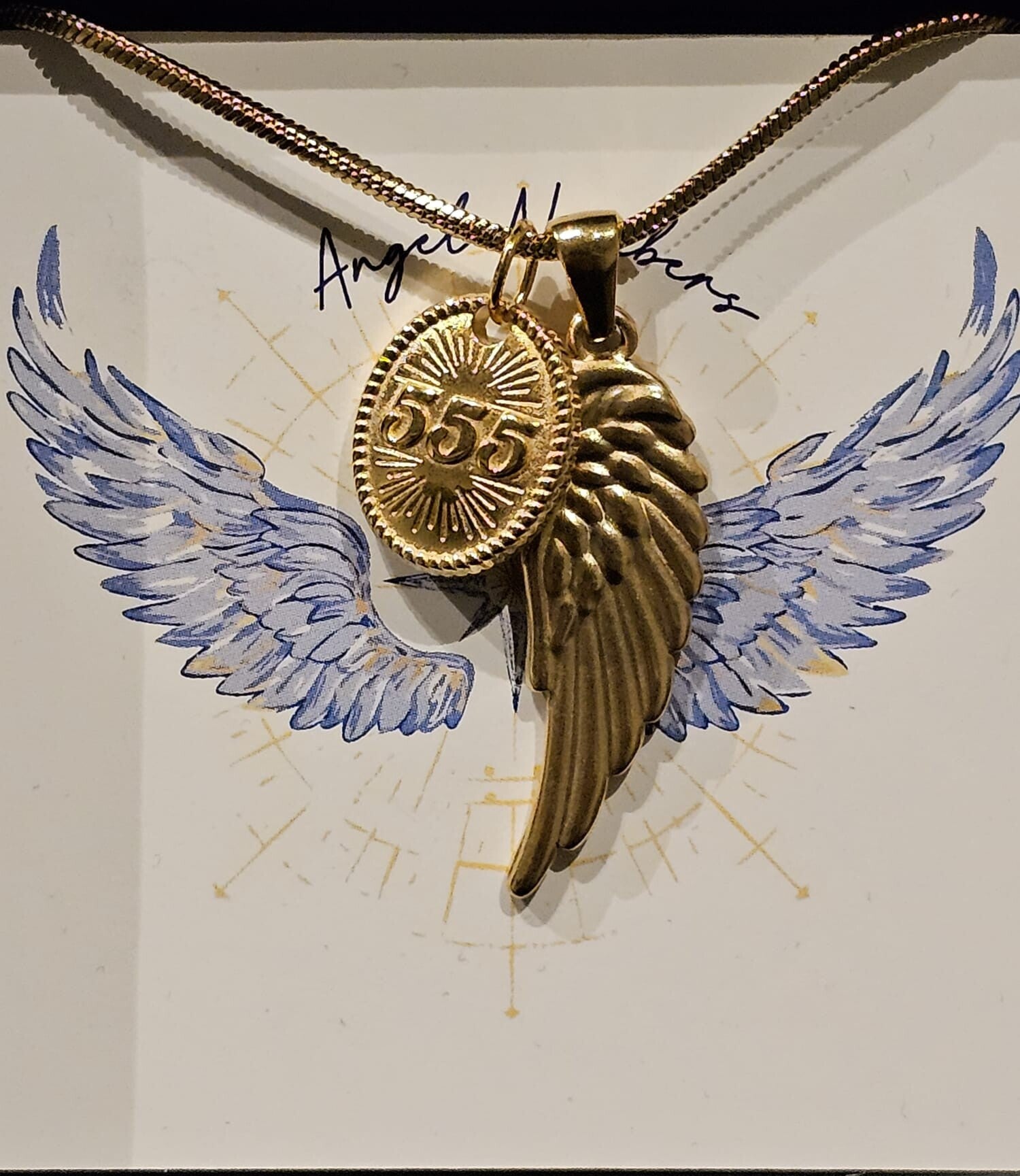 Engelennummer ketting 555