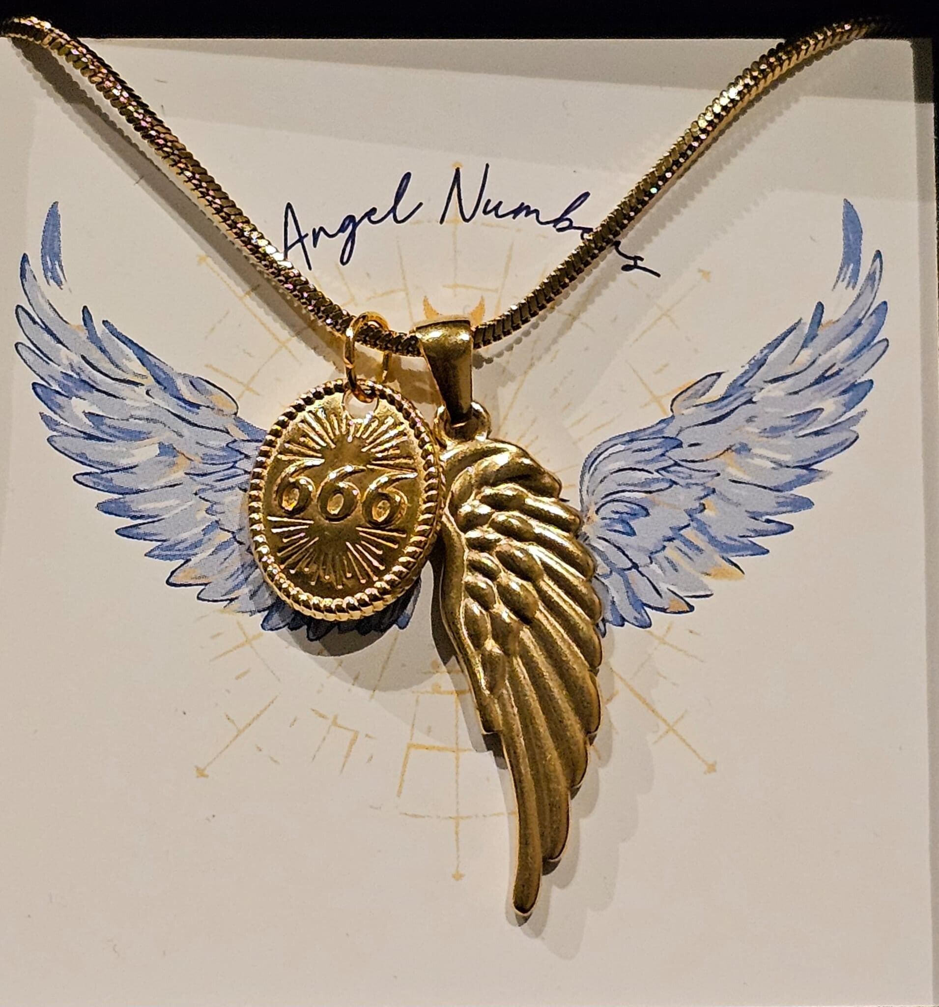 Engelennummer ketting 666