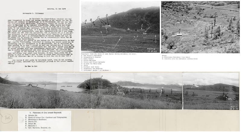 0062 Batavia 11 mei 1948 Brief Mgr Oscar Cremers aan Pater Herman Tillemans mbt hervatting bestuur Wisselmeren met collage NEFIS opnames 