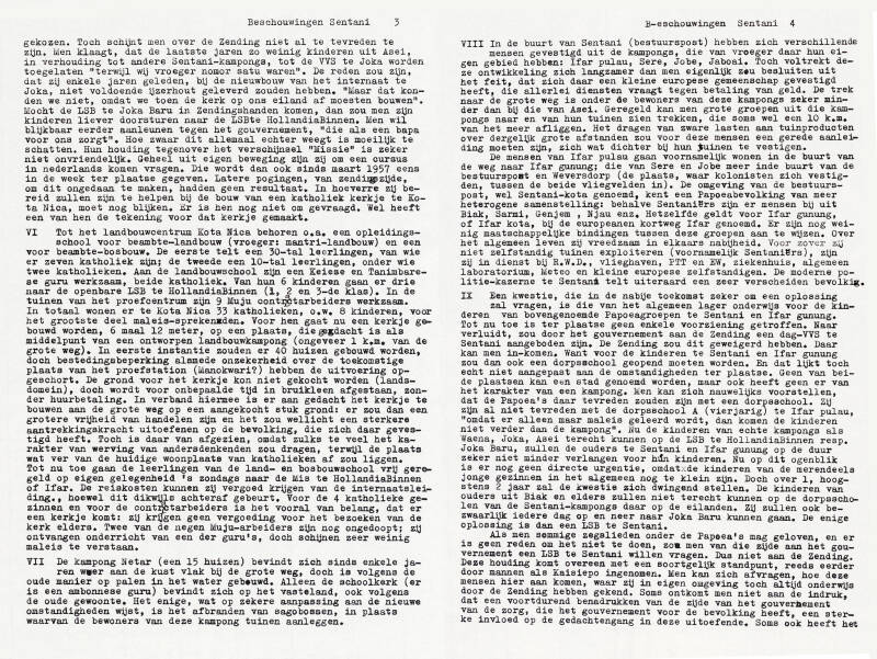 0090-1 Lubert van de Berg 9 Februari 1958 - Enkele beschouwingen over de streek tussen Hollandia-Binnen en Sentani p 3 - 4