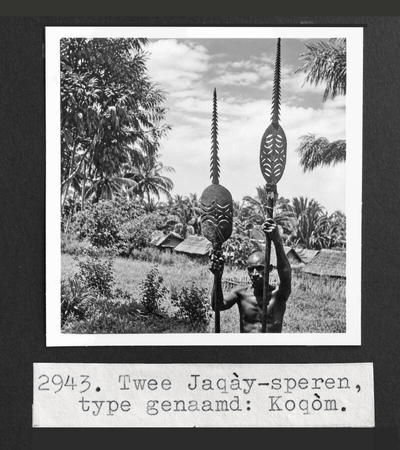 Boelaars Mappi 20217 Serie BV-2943 Twee Jaqay-speren welk type de naam Koqom draagt fotoalbum