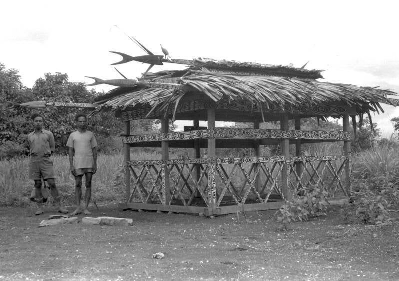 D68-Map86 no  223 Dr. F C Freerk Kamma Ceremonieel huis Sentani