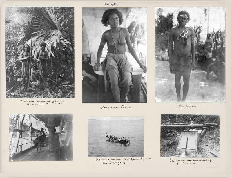 blad 7 Foto's van de expeditie van A. Wichmann c.s. naar Nieuw-Guinea, 1902-1903 Utrechts Archief