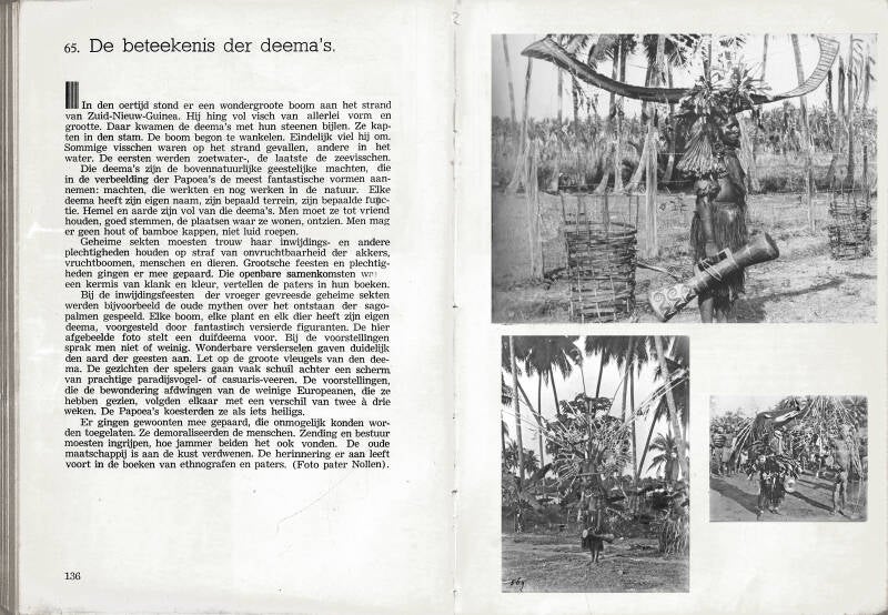 Ons Indisch Boekje 1940 - p 136-137 bijgeplaatste afbeeldingen - De beteekenis der deema's
