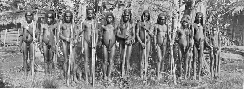 Utrechts Archief 74_170_000046 Mannen van de Dem dal van de Nogolo ca 1935