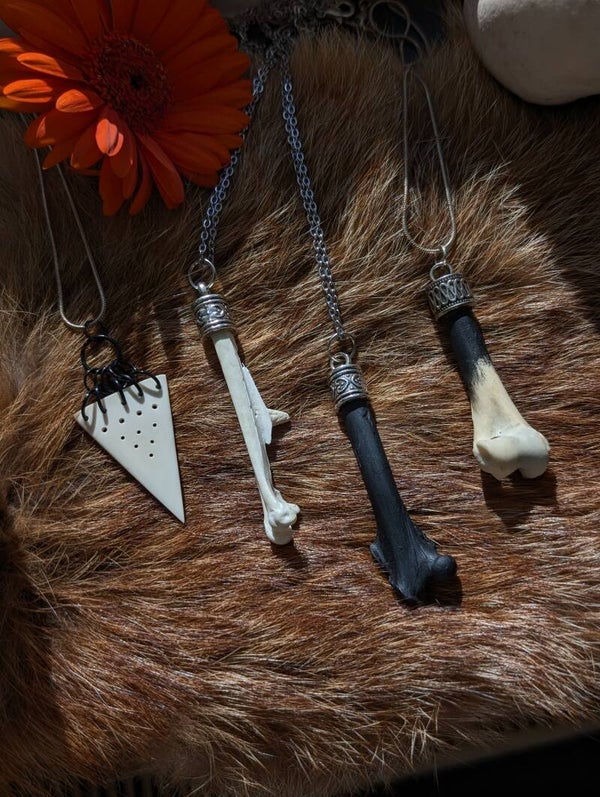 Smudge Bone Pendant
