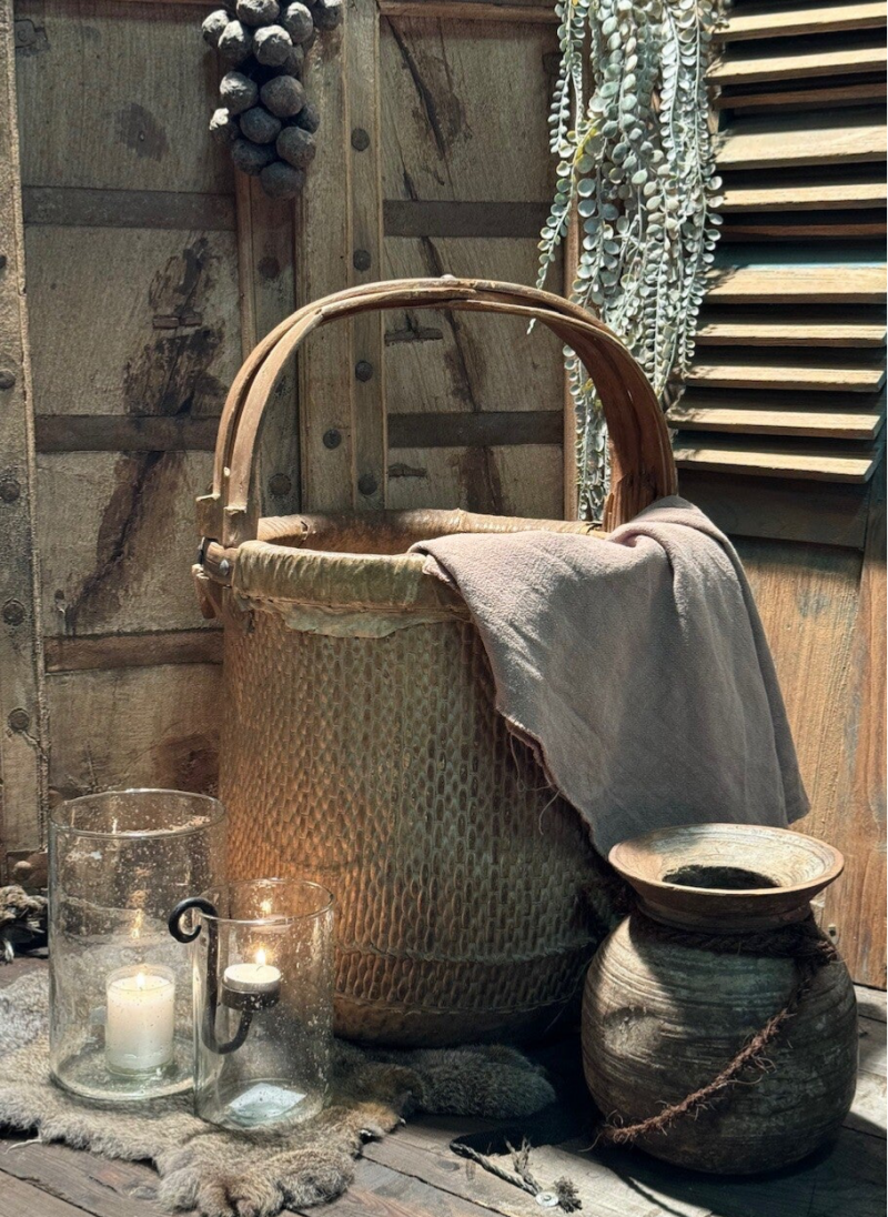 Aura Peeperkorn Oude Chinese rijstmand met hengsel