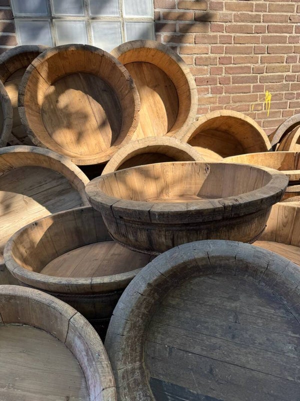 Oude houten olijfbak - SUPER AANBIEDING!