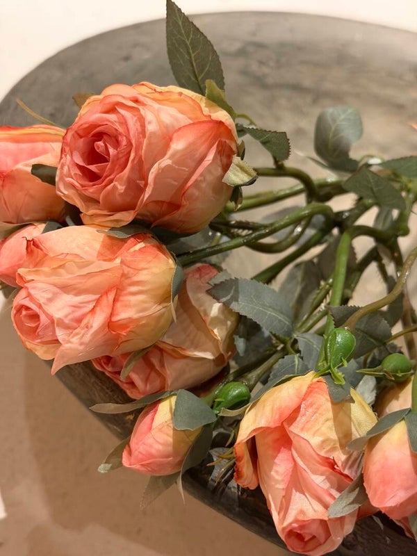 Kunst trosroosjes old-sober - kunst Roos - Roze