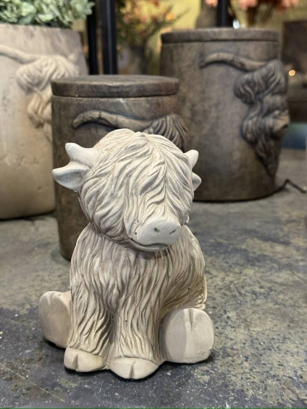 Brynxz Sitting Scotty Cute Majestic taupe - zittende hooglander