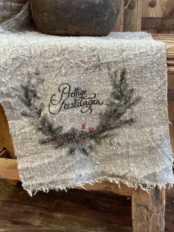 Shabby prettige feestdagen 30x45cm
