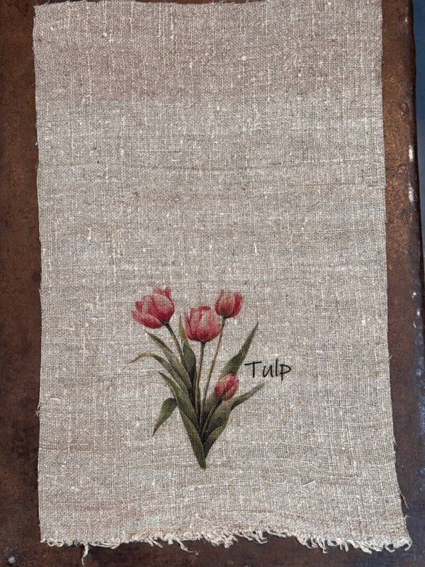 Shabby doek - Tulp - kleur