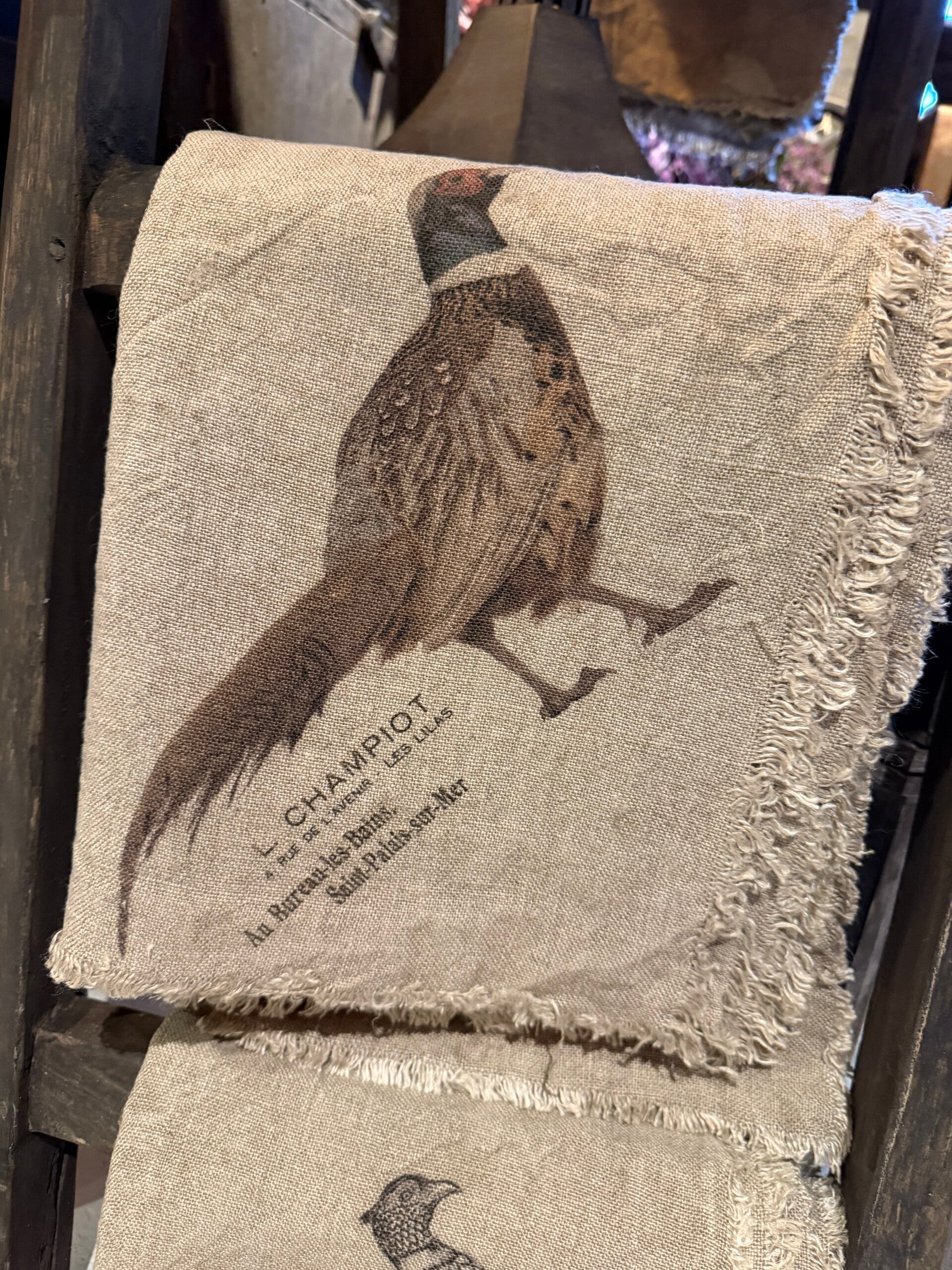 New Shabby doek Fazant kleur