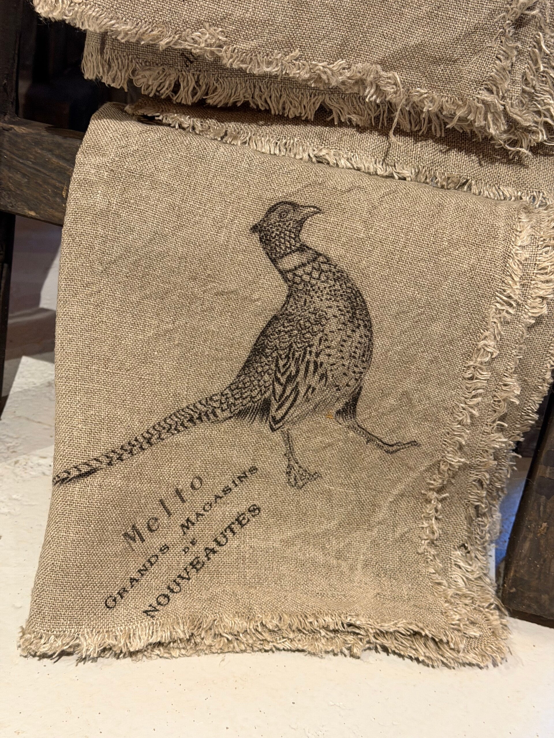 New Shabby doek Fazant