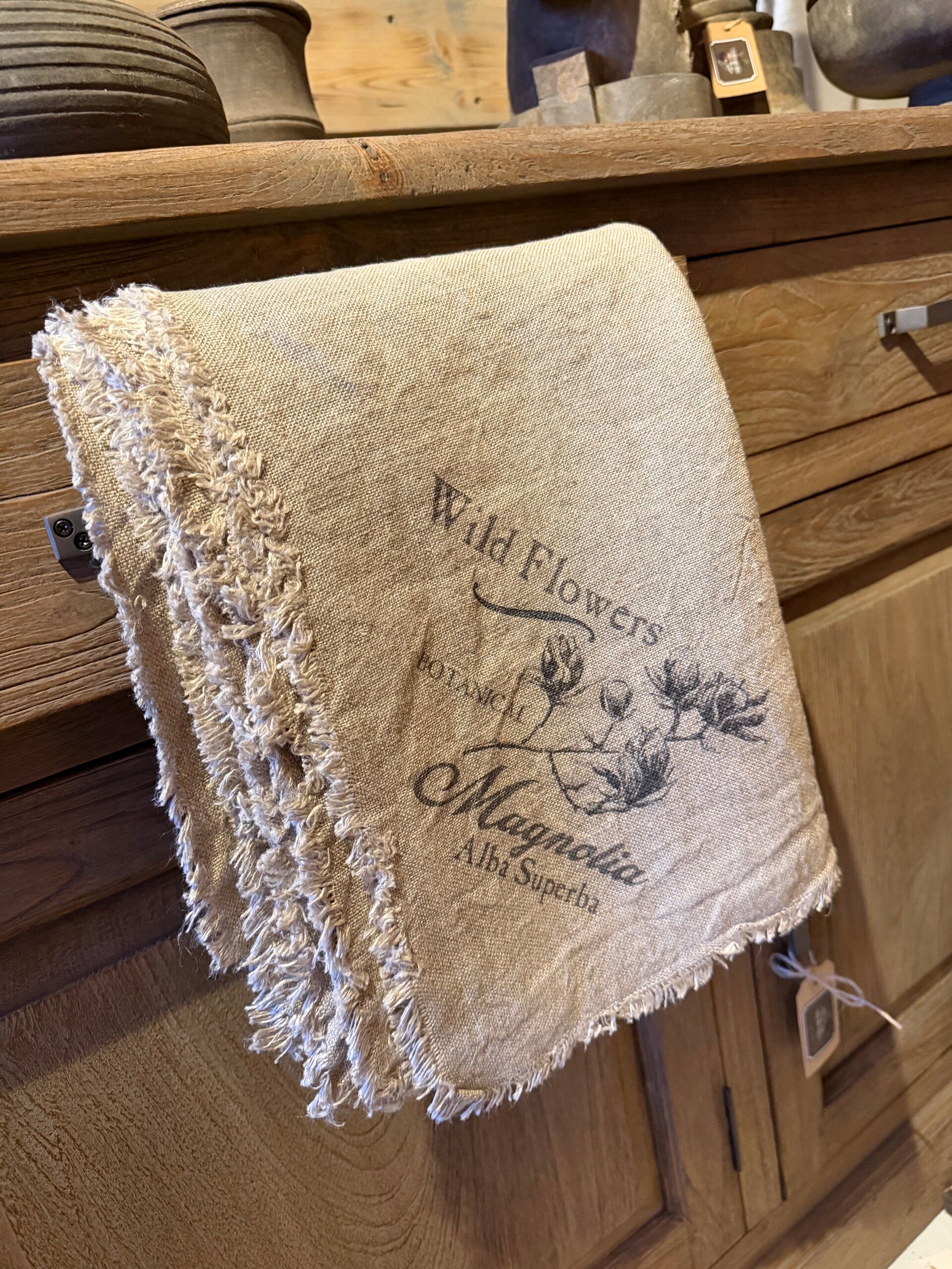 New Shabby doek wild flowers