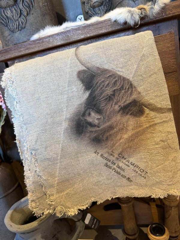New Shabby doek hooglander