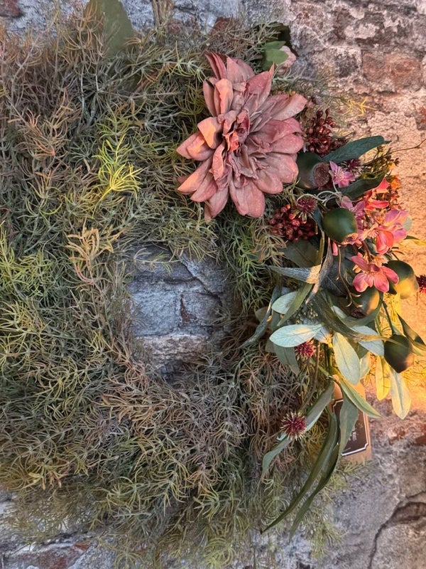 Kunstkrans Chanel - compleet opgemaakt 50 Ø cm