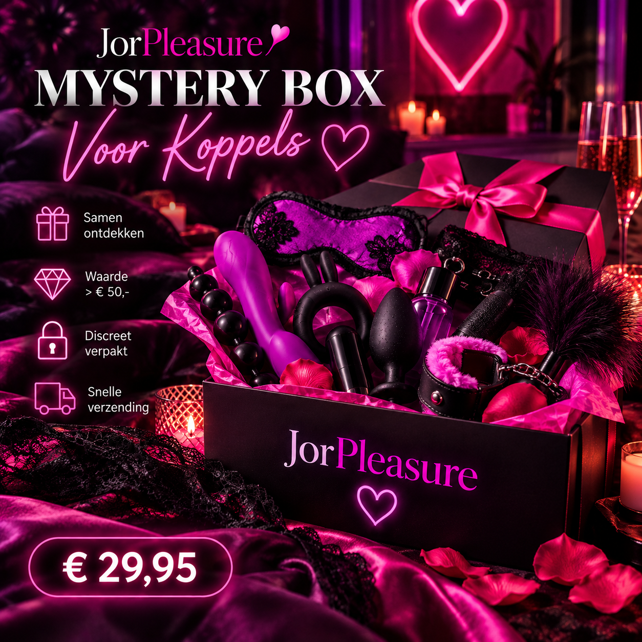 🎁 JorPleasure Mystery Box - Voor Koppels