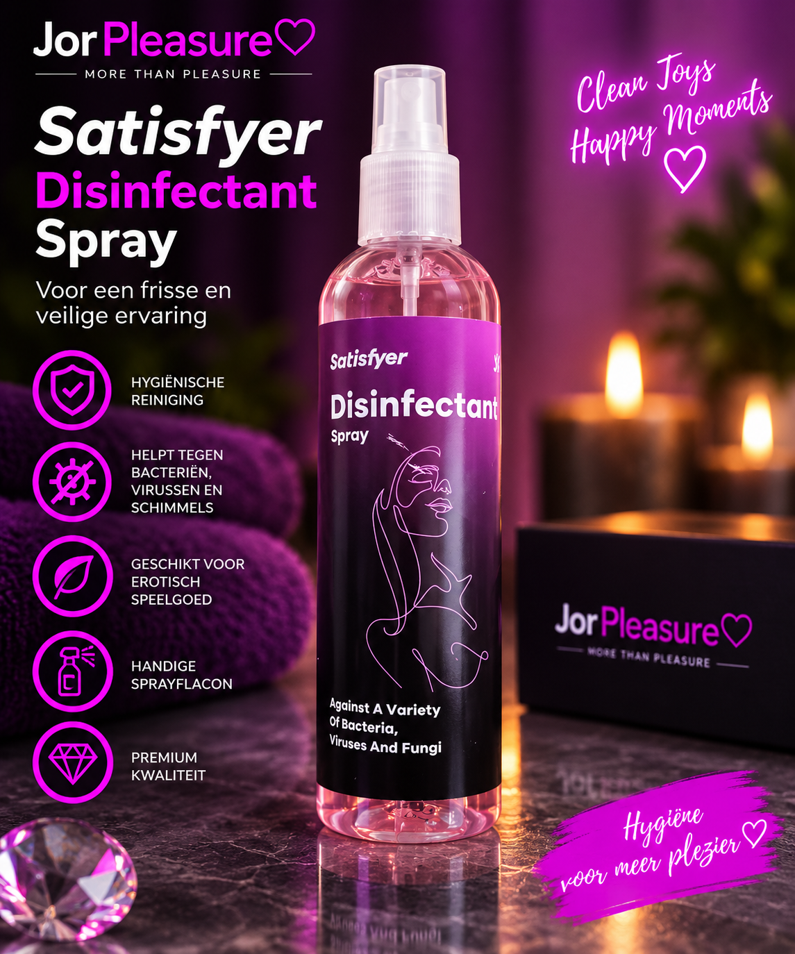 Satisfyer Disinfectant Spray - 300 ml