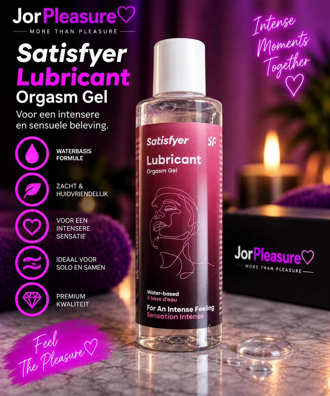 Satisfyer Lubricant Orgasm Gel - Waterbasis