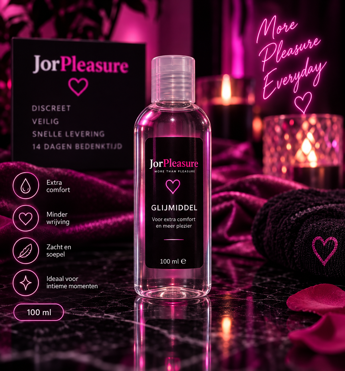 JorPleasure Glijmiddel - 100 ml