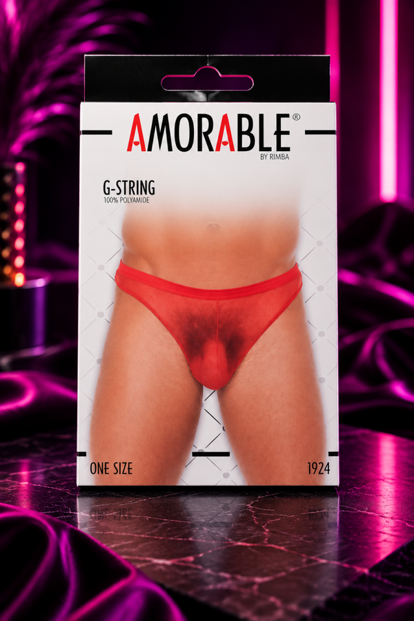 Amorable G-String voor Heren - Rood | JorPleasure