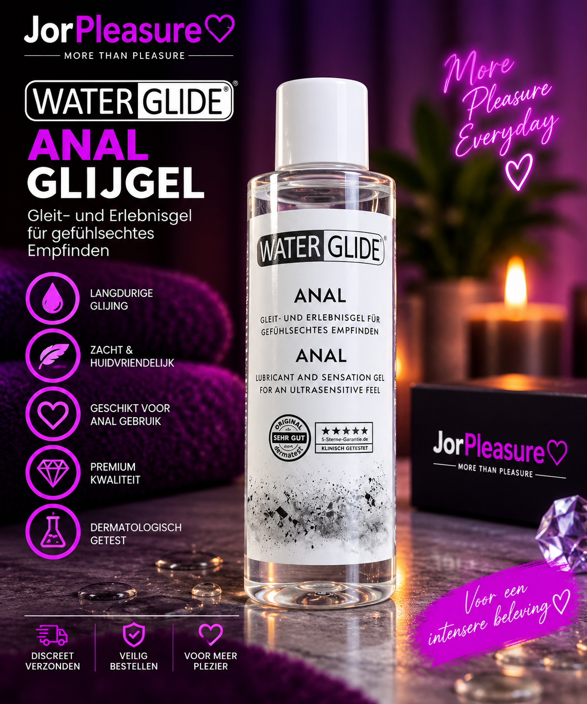 Waterglide Anal Glijgel - Glij- & Ervaringsgel