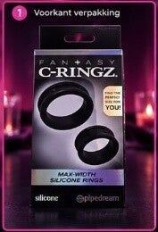 Fantasy C-Ringz Silicone Rings - 2-delige set