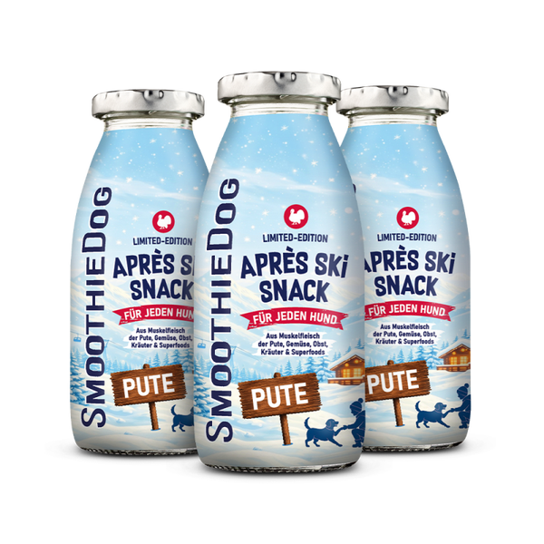 SmoothieDog APRÈS SKI SNACK WINTER-EDITION Pute 3x250ml